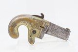 Rare NATIONAL ARMS “No. 1” DERINGER Brass Frame CASED BROOKLYN Antique Rarest SHORT BARREL No. 1 - 19 of 22