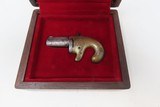 Rare NATIONAL ARMS “No. 1” DERINGER Brass Frame CASED BROOKLYN Antique Rarest SHORT BARREL No. 1 - 3 of 22