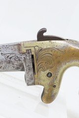 Rare NATIONAL ARMS “No. 1” DERINGER Brass Frame CASED BROOKLYN Antique Rarest SHORT BARREL No. 1 - 8 of 22