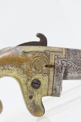 Rare NATIONAL ARMS “No. 1” DERINGER Brass Frame CASED BROOKLYN Antique Rarest SHORT BARREL No. 1 - 21 of 22