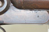 WILD WEST Antique COLT M1878 10 Gauge Side x Side HAMMER Shotgun SCATTERGUN ENGRAVED Double Barrel Made in 1881 - 14 of 20