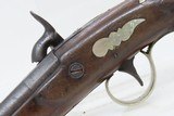 .45 Caliber DERINGER TYPE POCKET PISTOL Engraved Birmingham England Antique CALIFORNIA GOLD RUSH & RIVERBOAT GAMBLER Pistol - 15 of 16