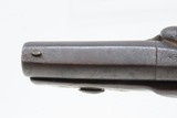 .45 Caliber DERINGER TYPE POCKET PISTOL Engraved Birmingham England Antique CALIFORNIA GOLD RUSH & RIVERBOAT GAMBLER Pistol - 9 of 16