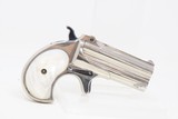 REMINGTON Model 95 Double DERINGER .41 Caliber Rimfire Type II C&R PISTOLOver/Under .41 Cal. RIVERBOAT Pistol w/PEARL GRIP - 13 of 16