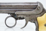 1870s REMINGTON-ELLIOT “PEPPERBOX” .32 Deringer IVORY GRIPS PISTOL
Antique 4-Shot Ring Trigger Pistol w/ANTIQUE IVORY GRIPS - 3 of 14