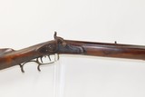 FRONTIER Antique J.H. JOHNSTON Percussion .36 Long Rifle Pioneer HOMESTEAD
Mid-1800s HOMESTEAD/HUNTING Rifle - 4 of 18