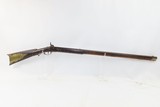 PIONEER Era Antique Full-Stock .40 Percussion HOMESTEAD Long Rifle FRONTIER Kentucky Style Rifle w/ “C. LANDERS/WARRANTED Lock - 2 of 20