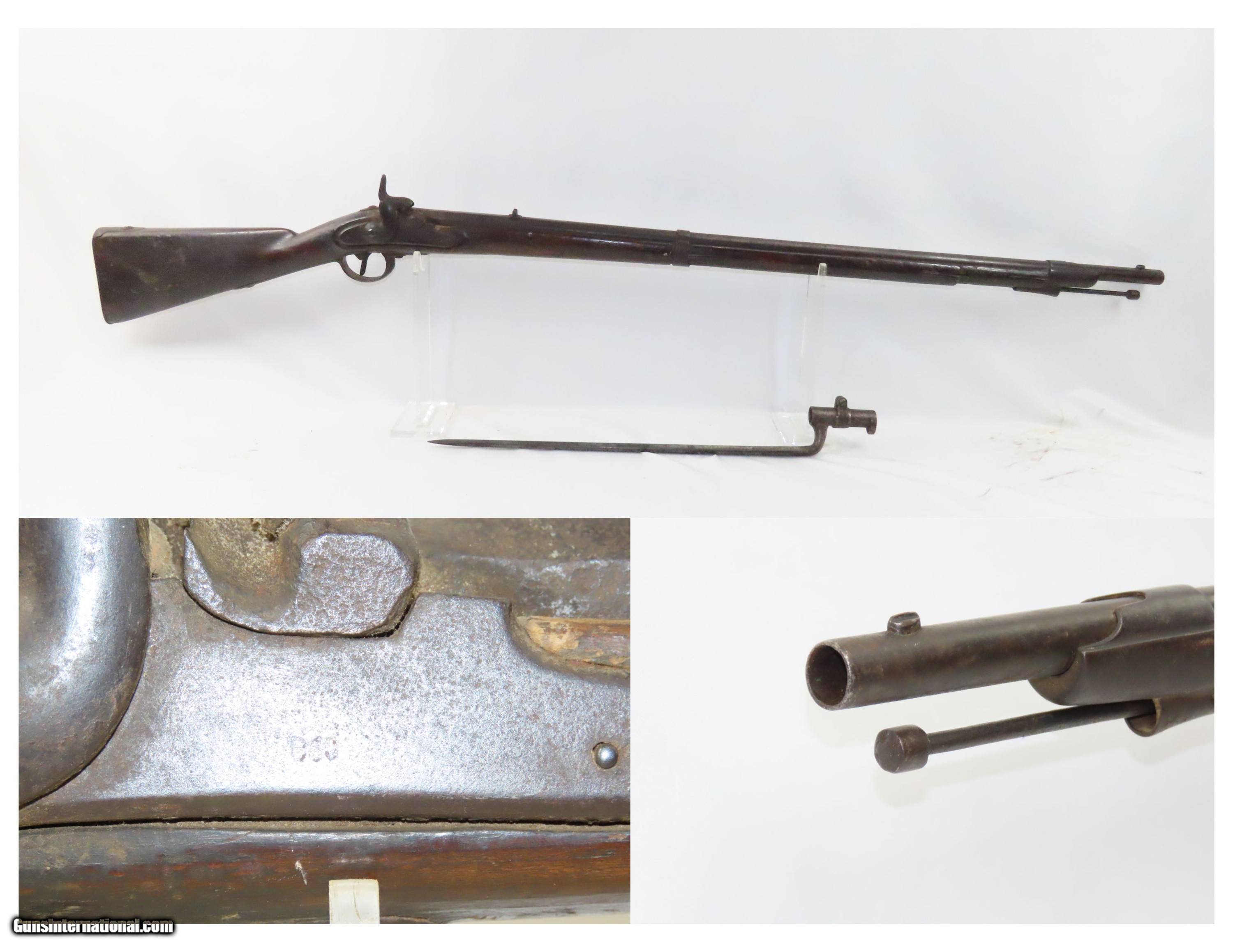 1860 Dated CIVIL WAR Antique AUSTRIAN Lorenz M1854 .58 Perc. Musket ...