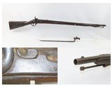 1860 Dated CIVIL WAR Antique AUSTRIAN Lorenz M1854 .58 Perc. Musket BAYONET Possibly CONFEDERATE; ARMY of TENNESSEE - 1 of 19
