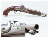 TIN FINISH SIMEON NORTH U.S. Model 1816 .54 MILITARY Pistol Antique Early American Army & Navy Sidearm!