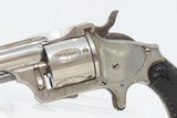 c1880 MERWIN & HULBERT .38 S&W 5-Shot Revolver MH&Co Cocker Spaniel Antique Nickel Finish with Dog’s Head Grips - 4 of 19