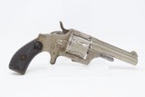 c1880 MERWIN & HULBERT .38 S&W 5-Shot Revolver MH&Co Cocker Spaniel Antique Nickel Finish with Dog’s Head Grips - 16 of 19