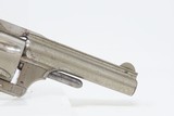 c1880 MERWIN & HULBERT .38 S&W 5-Shot Revolver MH&Co Cocker Spaniel Antique Nickel Finish with Dog’s Head Grips - 19 of 19