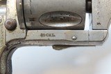 c1880 MERWIN & HULBERT .38 S&W 5-Shot Revolver MH&Co Cocker Spaniel Antique Nickel Finish with Dog’s Head Grips - 15 of 19