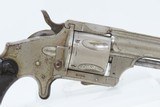 c1880 MERWIN & HULBERT .38 S&W 5-Shot Revolver MH&Co Cocker Spaniel Antique Nickel Finish with Dog’s Head Grips - 18 of 19