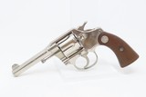 1929 COLT POLICE POSITIVE REVOLVER .38 NP ROARING TWENTIES GANGSTER PP C&RNickel & Walnut Just like Al Capone’s! - 2 of 19