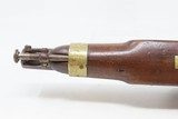 AMES NAVY CONTRACT Model 1842 Pistol USN MARTIAL SPRINGFIELDMASSAntique 1 of only 2,000; MEXICAN-AMERICAN WAR - 14 of 20