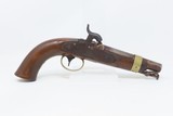 AMES NAVY CONTRACT Model 1842 Pistol USN MARTIAL SPRINGFIELDMASSAntique 1 of only 2,000; MEXICAN-AMERICAN WAR - 2 of 20