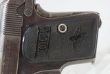 1916 mfr. COLT 1908 .25 ACP VEST POCKET Pistol WWI Roaring Twenties JMB C&R - 3 of 17