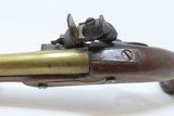 BRASS Barrel British Antique T. BOLTON .58 FLINTLOCK INDIAN TRADE PistolEarly 1800s Pistol Used for TRADE - 10 of 19