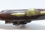 BRASS Barrel British Antique T. BOLTON .58 FLINTLOCK INDIAN TRADE PistolEarly 1800s Pistol Used for TRADE - 14 of 19