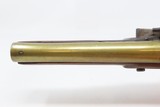 BRASS Barrel British Antique T. BOLTON .58 FLINTLOCK INDIAN TRADE PistolEarly 1800s Pistol Used for TRADE - 12 of 19