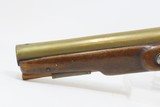 BRASS Barrel British Antique T. BOLTON .58 FLINTLOCK INDIAN TRADE PistolEarly 1800s Pistol Used for TRADE - 19 of 19