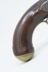 BRASS Barrel British Antique T. BOLTON .58 FLINTLOCK INDIAN TRADE PistolEarly 1800s Pistol Used for TRADE - 3 of 19