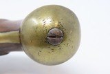 BRASS Barrel British Antique T. BOLTON .58 FLINTLOCK INDIAN TRADE PistolEarly 1800s Pistol Used for TRADE - 13 of 19