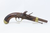 1812 NAPOLEONIC WARS FRENCH Model AN XIII Flintlock MILITARY Pistol Antique Large Single Shot Martial Sidearm for Cavalry - 2 of 18