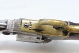 c1861 MANHATTAN .36 NAVY Revolver Civil War Antique With Multi-Panel ENGRAVED CYLINDER SCENE - 13 of 18