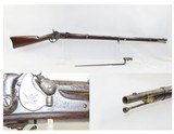 1859 HARPERS FERRY M1855 .58 Rifle-Musket BAYONET CIVIL WAR Maynard Antique Tape Primed Musket w/ SOCKET BAYONET - 1 of 20