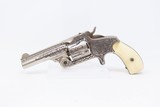 ENGRAVED NICKEL & IVORY SMITH & WESSON .38 Single Action Revolver
Antique Low 4-Digit Serial Number S&W Made Circa 1877 - 2 of 18