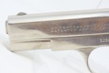 1939 COLT Model 1908 HAMMERLESS PISTOL .380 ACP 9x17mm Al Capone Nickel C&R WORLD WAR II Era Self Defense Pistol - 5 of 19