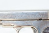 1939 COLT Model 1908 HAMMERLESS PISTOL .380 ACP 9x17mm Al Capone Nickel C&R WORLD WAR II Era Self Defense Pistol - 7 of 19