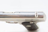 1939 COLT Model 1908 HAMMERLESS PISTOL .380 ACP 9x17mm Al Capone Nickel C&R WORLD WAR II Era Self Defense Pistol - 9 of 19