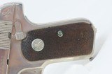1939 COLT Model 1908 HAMMERLESS PISTOL .380 ACP 9x17mm Al Capone Nickel C&R WORLD WAR II Era Self Defense Pistol - 3 of 19