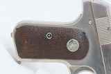 1939 COLT Model 1908 HAMMERLESS PISTOL .380 ACP 9x17mm Al Capone Nickel C&R WORLD WAR II Era Self Defense Pistol - 17 of 19
