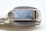 1939 COLT Model 1908 HAMMERLESS PISTOL .380 ACP 9x17mm Al Capone Nickel C&R WORLD WAR II Era Self Defense Pistol - 12 of 19