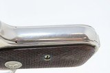 1939 COLT Model 1908 HAMMERLESS PISTOL .380 ACP 9x17mm Al Capone Nickel C&R WORLD WAR II Era Self Defense Pistol - 8 of 19