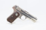 1939 COLT Model 1908 HAMMERLESS PISTOL .380 ACP 9x17mm Al Capone Nickel C&R WORLD WAR II Era Self Defense Pistol - 16 of 19