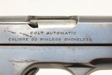 COLT Model 1903 POCKET HAMMERLESS .32 ACP Caliber Semi-Automatic C&R PISTOL Post-World War I Self Defense POCKET Pistol - 15 of 19