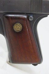 Post-WW I Deutsche Werke ORTGIES 6.35x16mm Hammerless SEMI-AUTO Pistol C&RType Given to EVA BRAUN by the Führer w/HOLSTER - 3 of 21