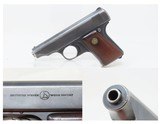 Post-WW I Deutsche Werke ORTGIES 6.35x16mm Hammerless SEMI-AUTO Pistol C&RType Given to EVA BRAUN by the Führer w/HOLSTER - 1 of 21