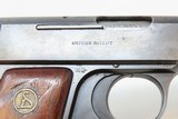 Post-WW I Deutsche Werke ORTGIES 6.35x16mm Hammerless SEMI-AUTO Pistol C&RType Given to EVA BRAUN by the Führer w/HOLSTER - 15 of 21