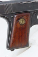 Post-WW I Deutsche Werke ORTGIES 6.35x16mm Hammerless SEMI-AUTO Pistol C&RType Given to EVA BRAUN by the Führer w/HOLSTER - 18 of 21