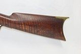 Pre-CIVIL WAR Antique “MOORE” Marked Full-Stock Percussion HOMESTEAD Rifle
Mid-19th Century HUNTING/HOMESTEAD Rifle - 13 of 17