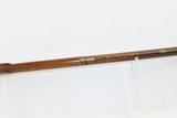 c1840s WABASH, INDIANA J.S. BURSON Long Rifle Full-Stock .36 MapleAntique Kentucky Style Rifle Made by a Quaker! - 9 of 21