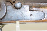 c1840s WABASH, INDIANA J.S. BURSON Long Rifle Full-Stock .36 MapleAntique Kentucky Style Rifle Made by a Quaker! - 6 of 21
