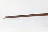 c1840s WABASH, INDIANA J.S. BURSON Long Rifle Full-Stock .36 MapleAntique Kentucky Style Rifle Made by a Quaker! - 18 of 21